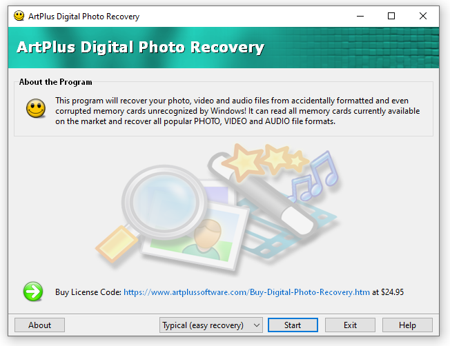 ArtPlus Digital Photo Recovery